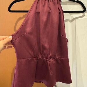 Topshop Burgundy Dress